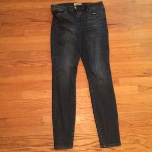 Gap 30 Tall true skinny jeans